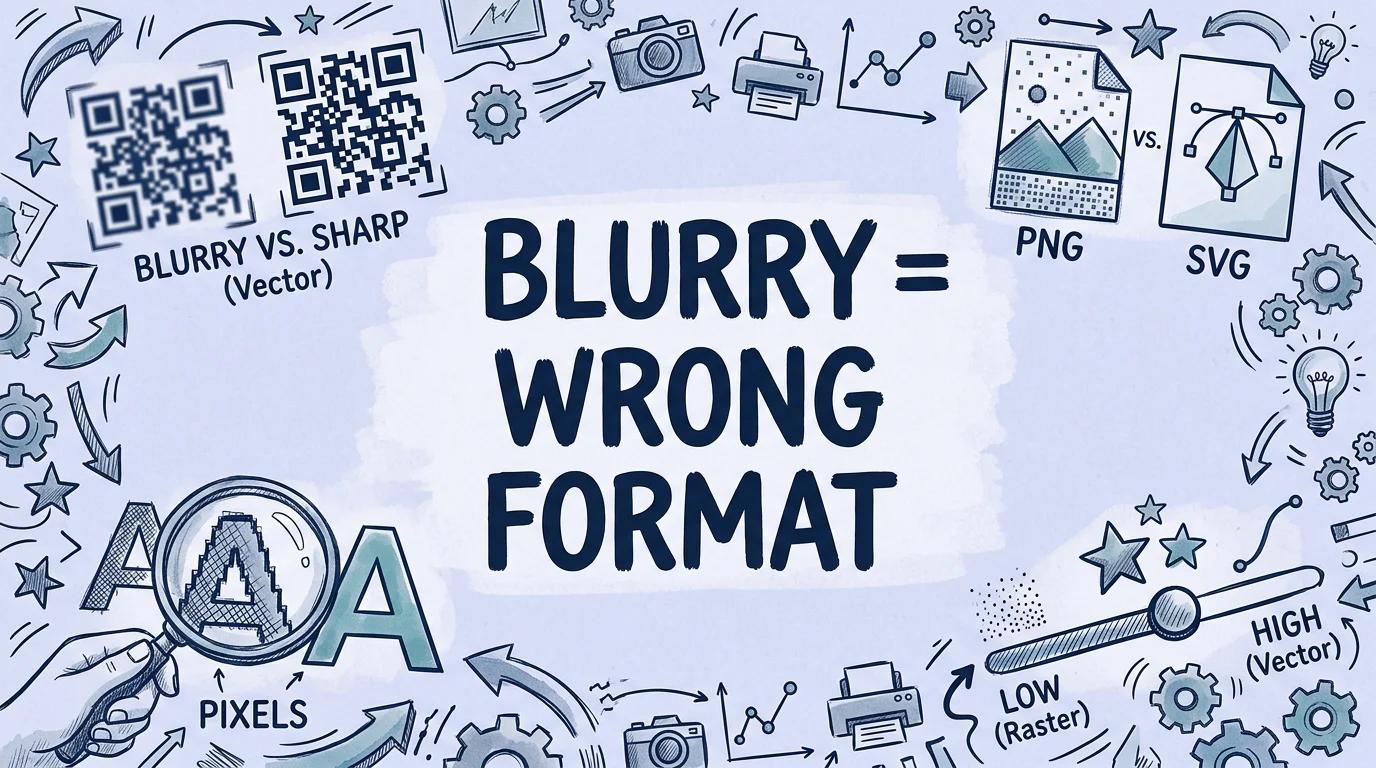 Code QR flou ou pixelisé ? Comment le corriger