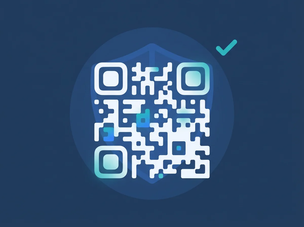QR code protected by a shield icon representing permanent codes that never expire